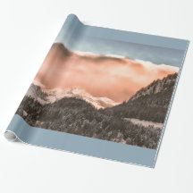 光沢のあるラッピング紙、30" x 6'山と
