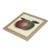 光沢のあるリンゴ3D （テクスチャ/斑点） タイル (側面)