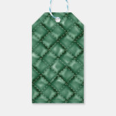光沢のあるレザーテクスチャ3 ギフトタグ (裏面)