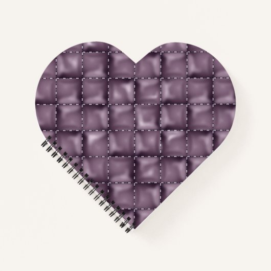 光沢のあるレザーテクスチャ ノートブック (正面)