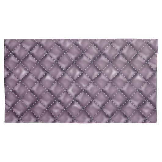 光沢のあるレザーテクスチャ 枕カバー (正面左)