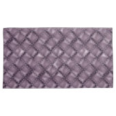 光沢のあるレザーテクスチャ 枕カバー (正面右)