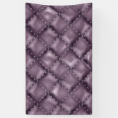 光沢のあるレザーテクスチャ 横断幕 (縦)