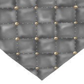 光沢のあるレザーテクスチャ(金ゴールド真珠) ミディアムテーブルランナー (コーナー)