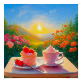 光沢のある一日の最も甘い午後 ポスター