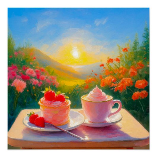 光沢のある一日の最も甘い午後 ポスター (正面)