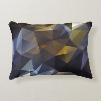 光沢のある三角形のヴィンテージ、ダイヤモンドテクスチャ。 アクセントクッション