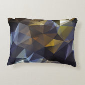 光沢のある三角形のヴィンテージ、ダイヤモンドテクスチャ。 アクセントクッション (裏面)