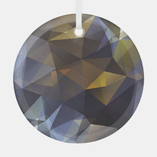 光沢のある三角形のヴィンテージ、ダイヤモンドテクスチャ。 ガラスオーナメント