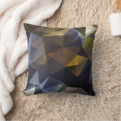 光沢のある三角形のヴィンテージ、ダイヤモンドテクスチャ。 クッション (ブランケット)