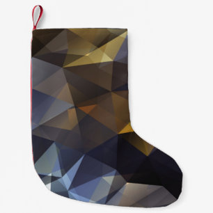光沢のある三角形のヴィンテージ、ダイヤモンドテクスチャ。 スモールクリスマスストッキング