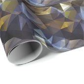 光沢のある三角形のヴィンテージ、ダイヤモンドテクスチャ。 ラッピングペーパー (ロールコーナー)