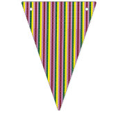 光沢のある仕上げの赤とオレンジのラッピング紙 バンティングフラッグ (第3の旗)