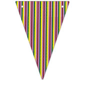 光沢のある仕上げの赤とオレンジのラッピング紙 バンティングフラッグ (第2の旗)