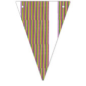 光沢のある仕上げの赤とオレンジのラッピング紙 バンティングフラッグ (第1の旗)