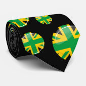 光沢のある円形のジャマイカのイギリスの旗 ネクタイ (ロール)