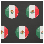 光沢のある円形のメキシコ旗 ファブリック (見本)