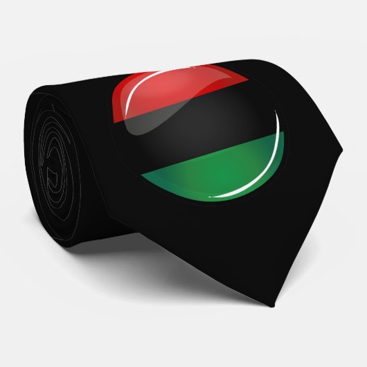 光沢のある円形の鍋アフリカの旗 ネクタイ (ロール)