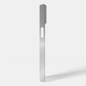 光沢のある円形ポリッシュ金属テクスチャ Case-Mate iPhoneケース (裏面 / 右)