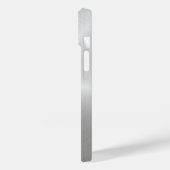 光沢のある円形ポリッシュ金属テクスチャ Case-Mate iPhoneケース (裏面 / 左)