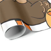 光沢のある包み紙、チキンバード牛 ラッピングペーパー (ロールコーナー)