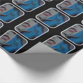 光沢のある包装紙の「吸血鬼主婦」の ラッピングペーパー (角)