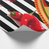 光沢のある包装紙非常に熱いメキシコ ラッピングペーパー (角)