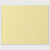 光沢のある包装紙2' x6ロール黄色のストライプ ラッピングペーパー (フラット)