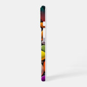 光沢のある小石デザイン電話ケースiPhone & Sams iPhone 16ケース (左側面)