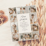 光沢のある常緑の思い出 | 10フォトクリスマス 箔シーズンカード<br><div class="desc">金ゴールド、銀、またはバラの金ゴールドフォイル実在で、クリスマスカードに輝きを追加！このクラシックと時代を超越したメタリックスタイルは、あなたのカードに別のレベルを追加することに確実である。タイムレスエレガントなクリスマス・ホリデー・フォイル・カード。このデザインは、カードの端に配置された6つの正方形、2つの風景、および2つのポートレート写真の組み合わせ10の手摘み写真のコラージュを示すのまわりに。カードの中央には「メリークリスマス」がホイル書スのシックな台本の書に含ま実在れる。下に、ホイル押し宇宙の休日メッセージのカスタムがある。文字の二つの部分を分ける繊細な松の枝がある。あなたの箔押しされた家族の名前は、クリスマスの手紙の下に「愛で」署名されている。カードをひっくり返すと、ユーカリの緑、綿、松の枝など、植物性の葉の青々とした緑のパターンが見つかる。このデザインはミニマモダンリストのスタイルを持つ保が感じ、写真のコラージュと暖かく魅力的なコラージュ。さまざまな楽しい瞬間を見せるのに最適。家族の集まり、大切なマイルストーン、思い出に残る休暇、またはペットのポートレートの写真を含めることができる。このカードを選んで、今年のホリデーシーズンに友達や家族と過去の年の思い出を共有お気に入りのし、それが何であったかを反映する。このページにリンクされたコレクションで一致するアイテムを使用できる。フォントもし、配置、ホイル、またはカラーを編集し、「さらにクリック」にスクロールしてZazzleデザインツールを使用したい場合には、次の手順に進んでください。上のツールから金ゴールド、銀、バラ金ゴールド箔から簡単に選択できる。以下のボタンをクリックして、質問を表示する。私たちの店を参照してもっとクリスマスフォトカード。</div>