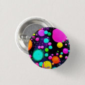 光沢のある抽象芸術アート 缶バッジ (正面&裏面)