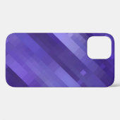 光沢のある明るい抽象芸術モザイクバイオレット背景 Case-Mate iPhoneケース (裏面 (横))