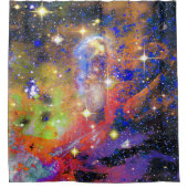 光沢のある星野シャワーカーテン シャワーカーテン (正面)