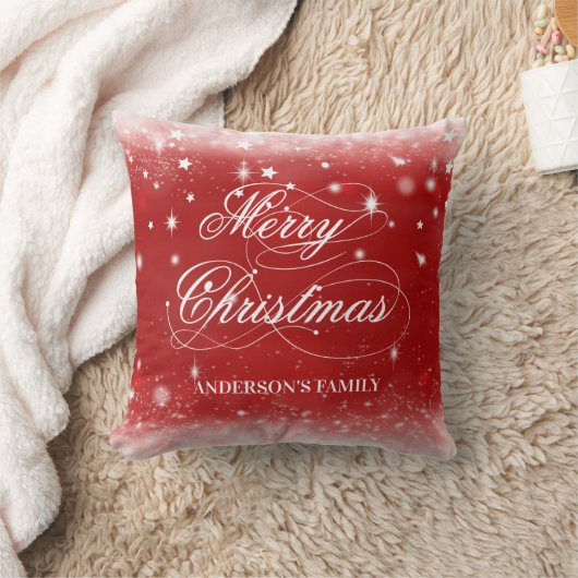 光沢のある星 クッション (ブランケット)