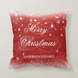 光沢のある星 クッション