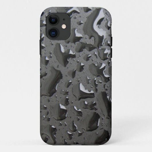 光沢のある湿式黒いケースメイトiPhoneケース Case-Mate iPhoneケース (裏面)