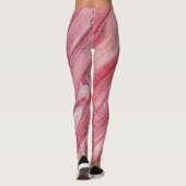 光沢のある爪、 ネイルの光沢：テクスチャ付き背景 レギンス (裏面)