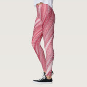 光沢のある爪、 ネイルの光沢：テクスチャ付き背景 レギンス (左)