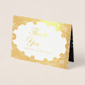 光沢のある白と黒の大理石球 箔カード (正面)