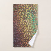 光沢のある紙吹雪数々の、色 バスタオルセット (ハンドタオル)