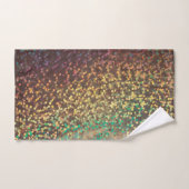 光沢のある紙吹雪数々の、色 バスタオルセット (ハンドタオル)