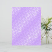 光沢のある紫色のフォイル格子クラフト紙 (スタンド正面)