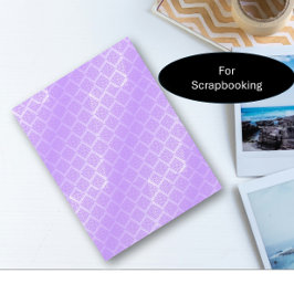 光沢のある紫色のフォイル格子クラフト紙