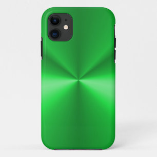 光沢のある緑のメタリック iPhone 11 ケース