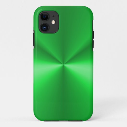 光沢のある緑のメタリック Case-Mate iPhoneケース (裏面)