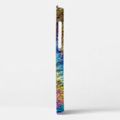 光沢のある色の抽象芸術パターンのストーンiPhoneケース Case-Mate iPhoneケース (裏面 / 左)