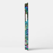 光沢のある色の抽象芸術パターンのストーンiPhoneケース Case-Mate iPhoneケース (裏面 / 右)