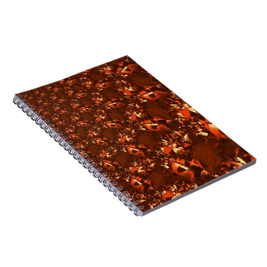 光沢のある茶色がかったサンゴ、レリーフ、 浮き彫りに似ている ノートブック (右側)
