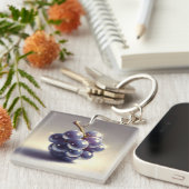 光沢のある葡萄 キーホルダー (正面右)