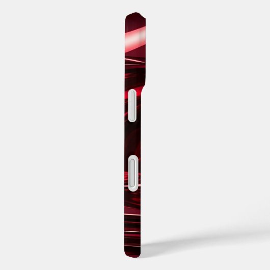 光沢のある赤いさくらんぼモノグラムiPhone / iPadケース Case-Mate iPhoneケース (裏面 / 右)